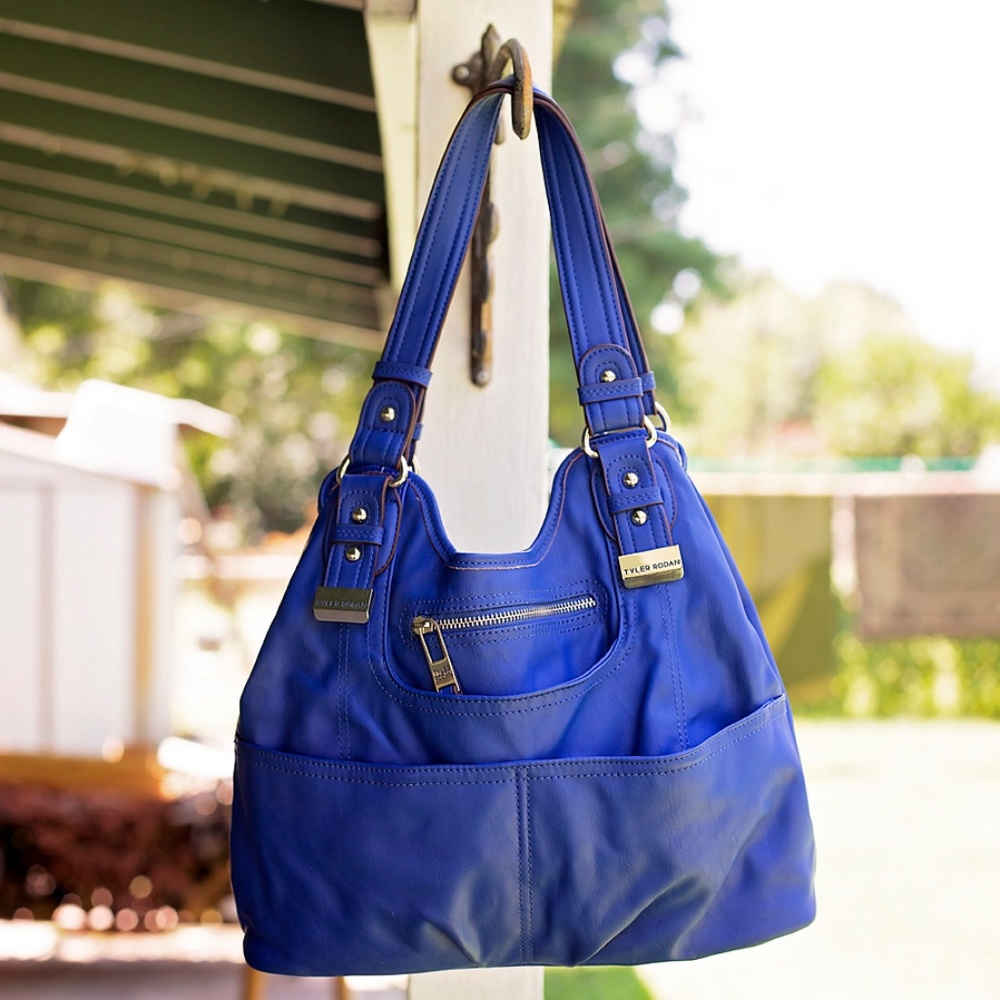 Tyler Rodan Blue Handbag